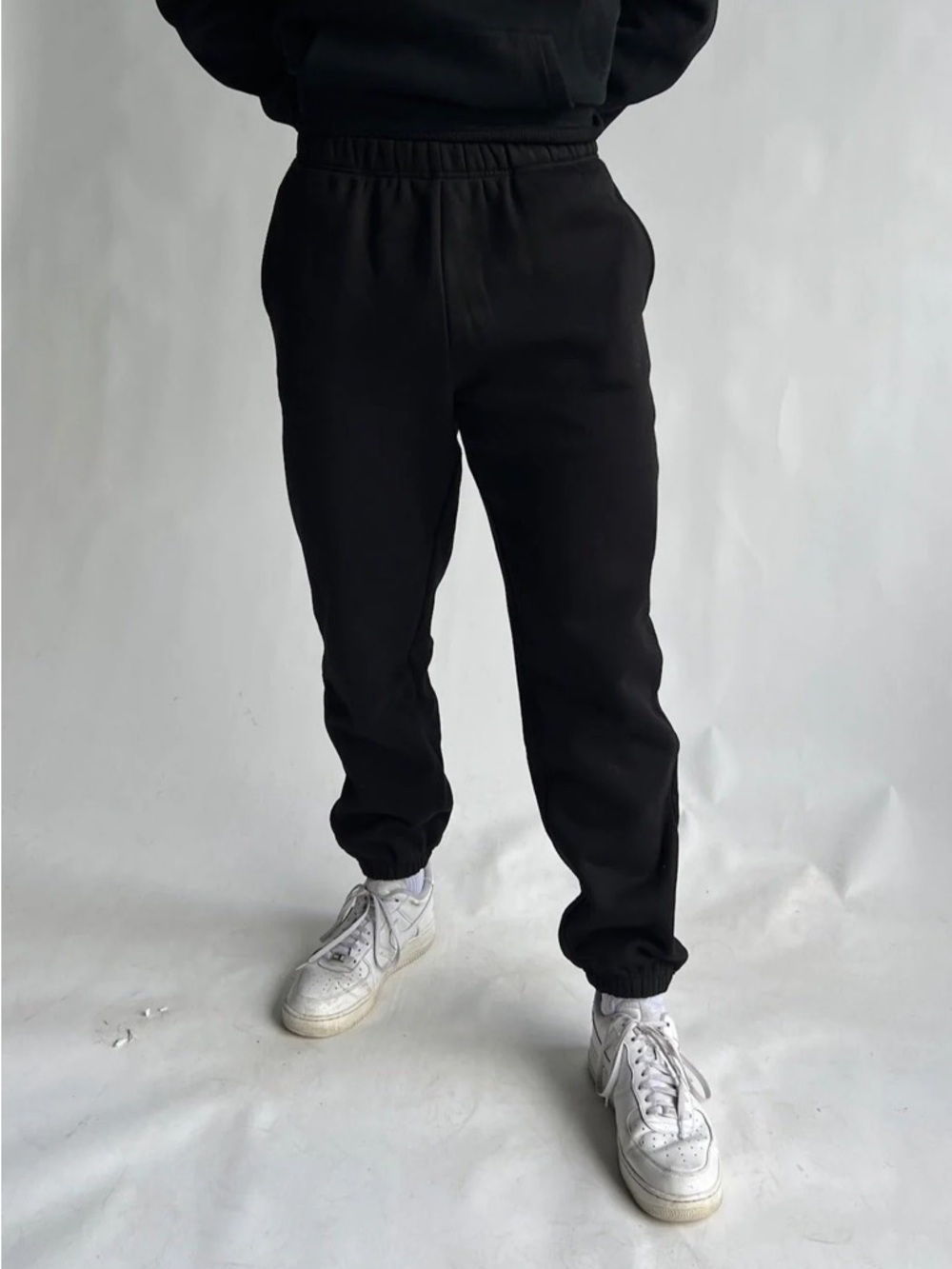 Cozy Ghost - Black Cuffed Heavyweight Sweatpants - BRAND NEW!